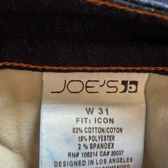 Joe's Jeans Icon PO2P5790 Dark Blue Denim Lisa Wash Boot Cut Flare Women 31 - Picture 4 of 6